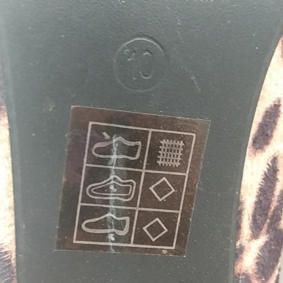 Suzyshier Leppard Women's 4" heels size 10 Brown and Black - Picture 9 of 10